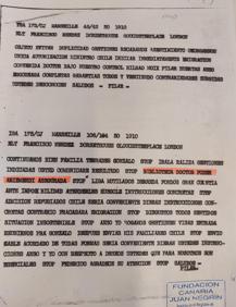 Imagen secundaria 2 - «Biblioteca doctor asegurada. Stop» Así escapó de Franco el archivo de Negrín