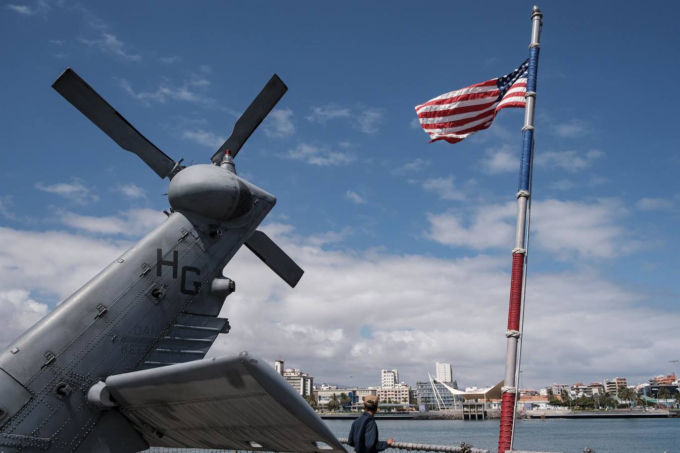 Fotos: El destructor USS Bulkeley, hace escala en Gran Canaria