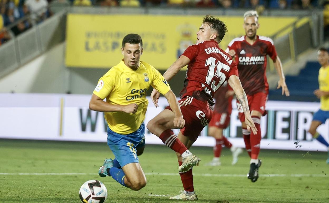 Loiodice, en el momento de caer ante Chavarría.