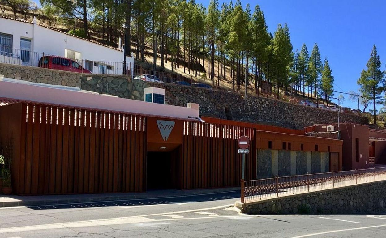 Vista del Centro de Interpretación de Risco Caído, en Artenara. 