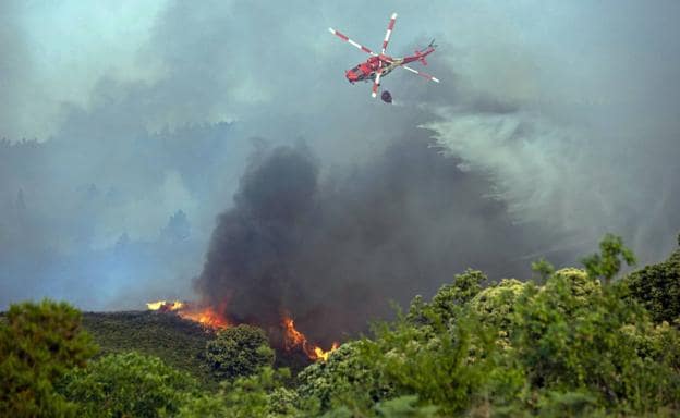 Los incendios forestales vuelven a amenazar a cinco islas