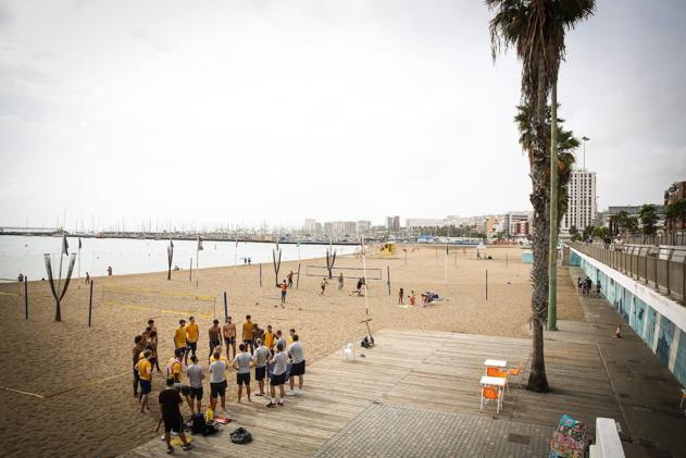 El Club Baloncesto Gran Canaria prosigue con el trabajo de pretemporada. 