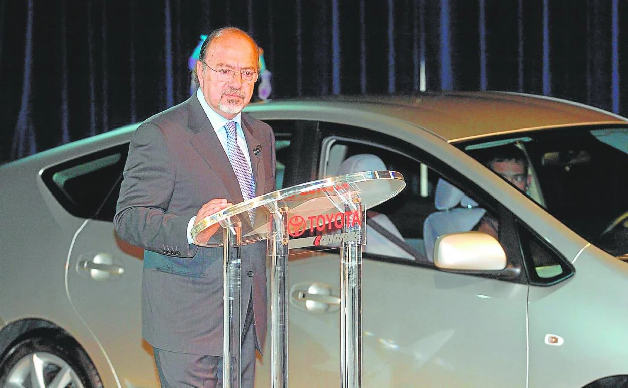 El empresario, en un acto de Toyota Canarias. Presidió, además, la patronal de Las Palmas, la Cámara y Unelco, entre otros cargos. 