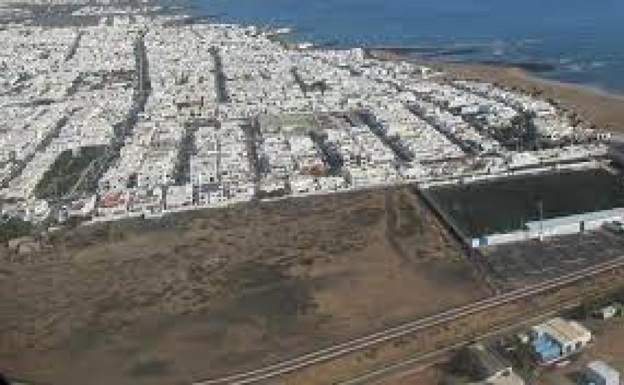 Playa Honda desde el aire. 