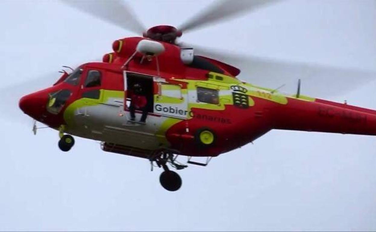 Imagen de archivo del helicóptero del GES. 