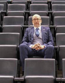 Imagen secundaria 2 - Momentos de Enrique Moreno en la presidencia del Granca. 