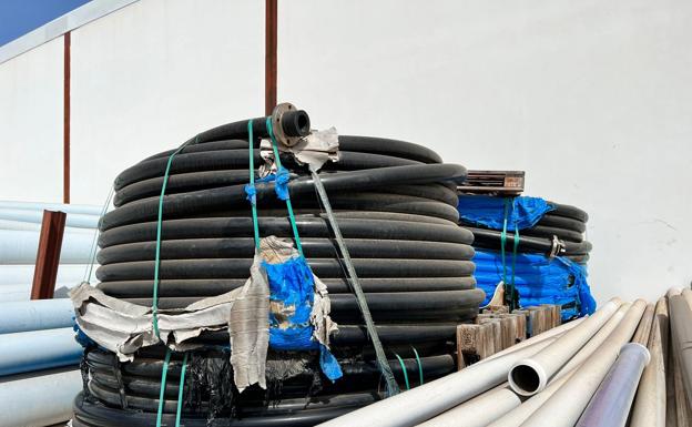 Desde 2015 está el material de la red nueva de abasto a La Graciosa
