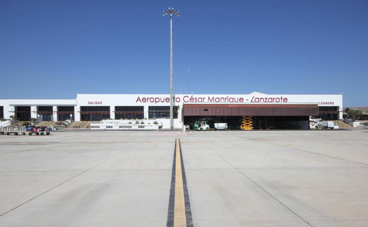 Imagen de archivo del aeropuerto lanzaroteño. 