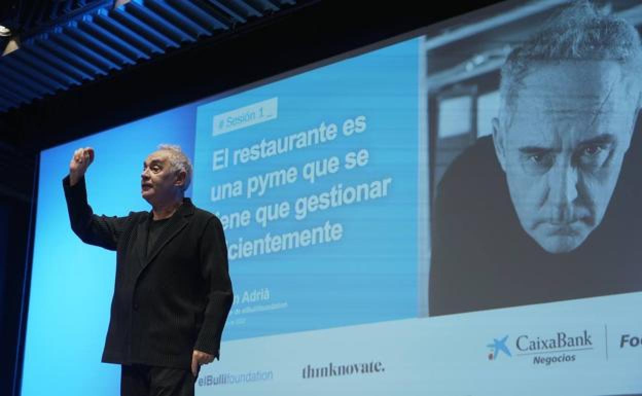 El cocinero Ferran Adrià y su equipo participarán en el 'Curso Intensivo en Gestión en Restauración'. 