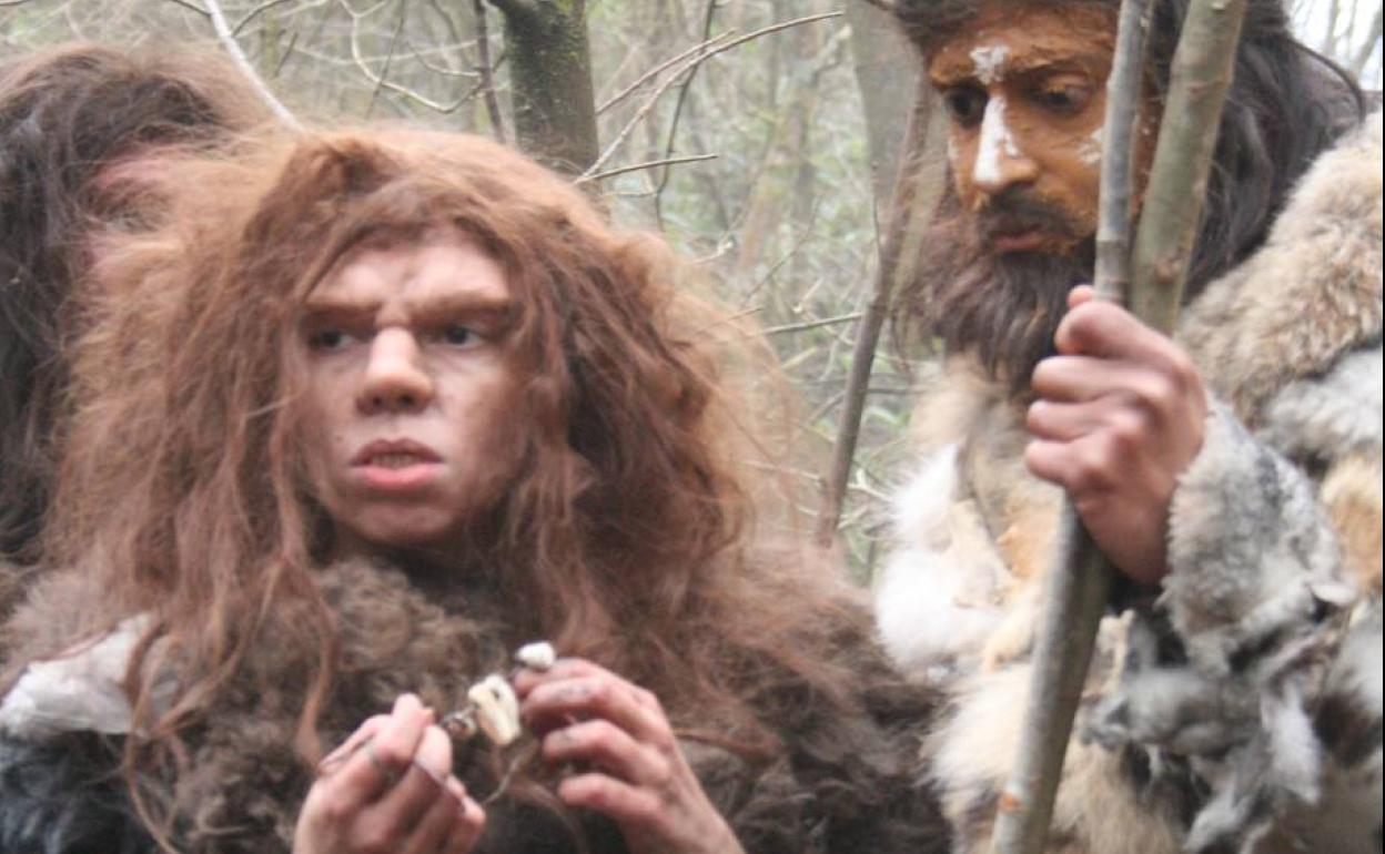 Imagen del documental «El código genético neandertal».