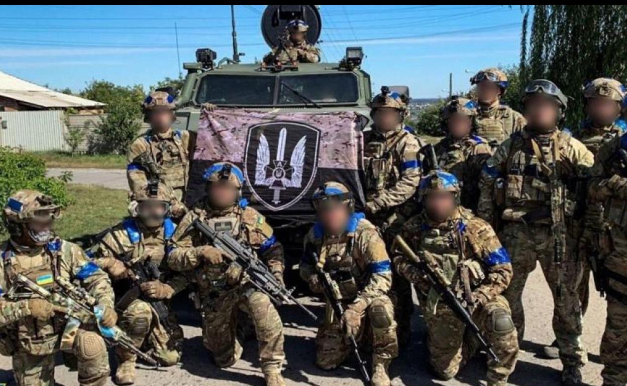 Fuerzas Armadas ucranianas en Kupiansk, Járkov.
