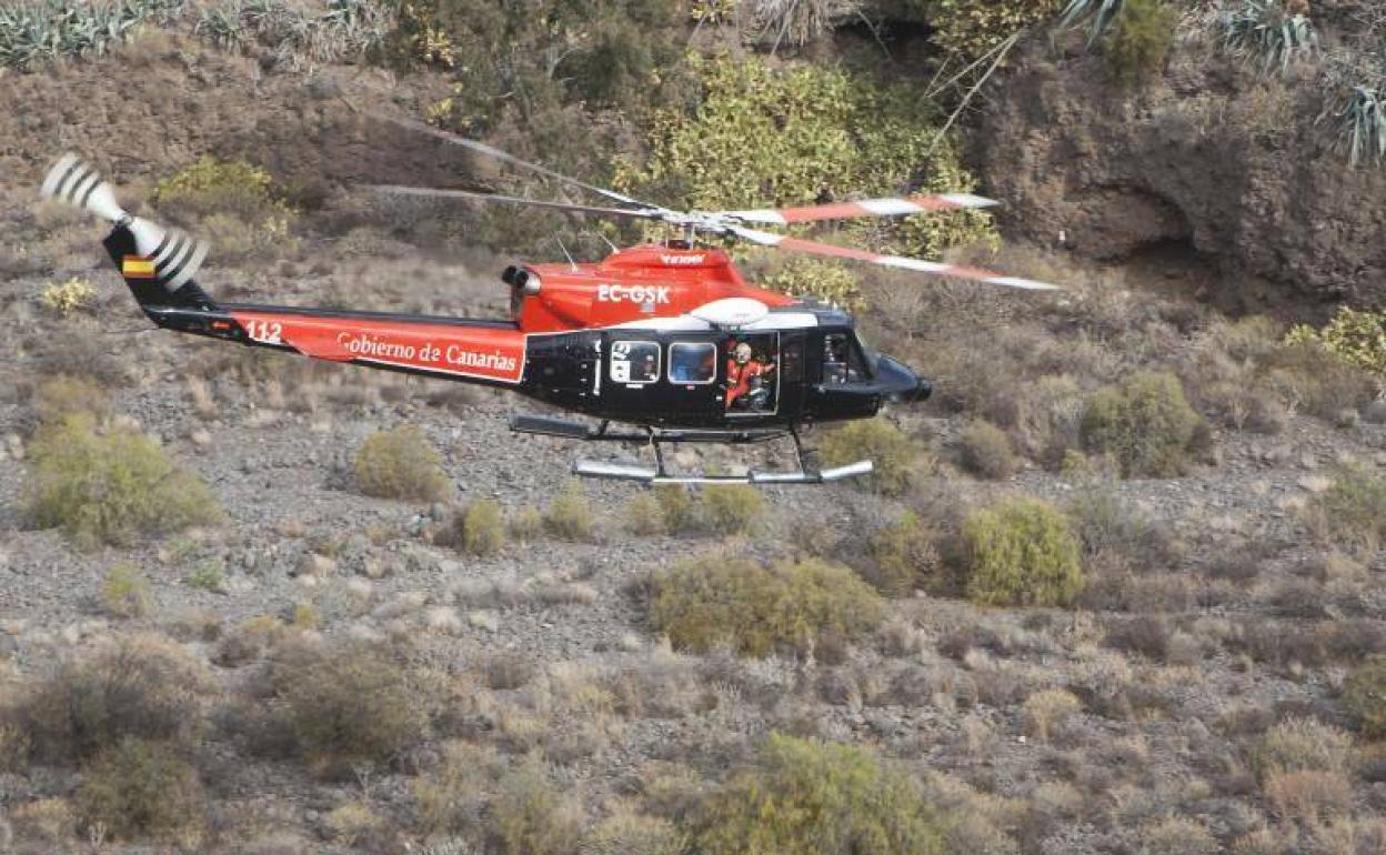 Imagen de archivo de un helicóptero del GES 