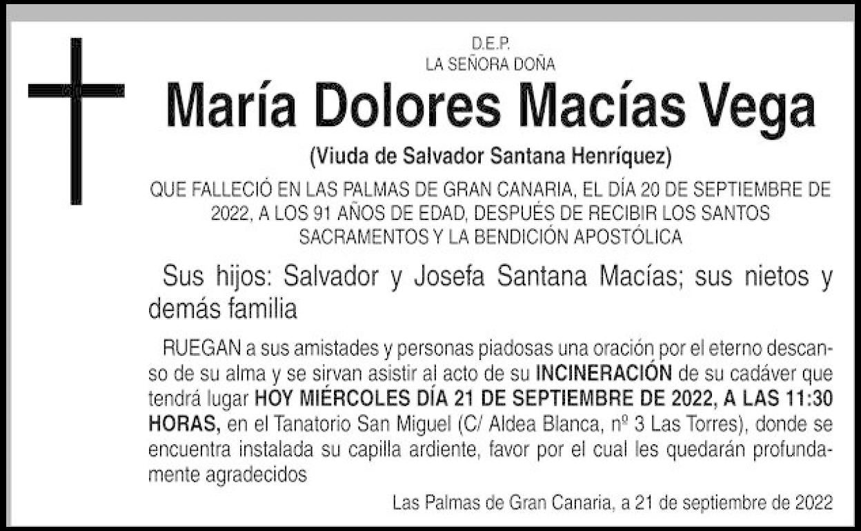 María Dolores Macías Vega