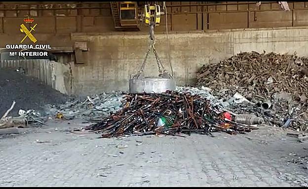 Destrucción de armas. 