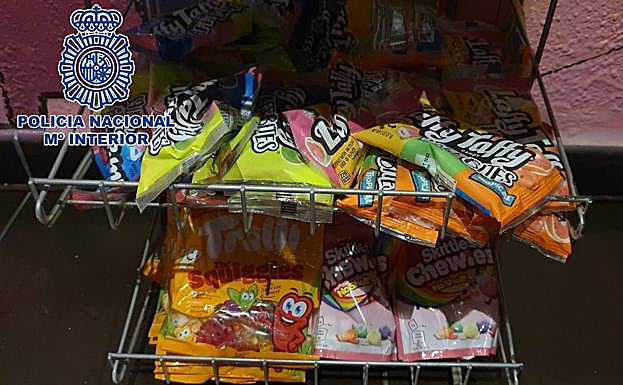 Imágenes de la operación policial. 