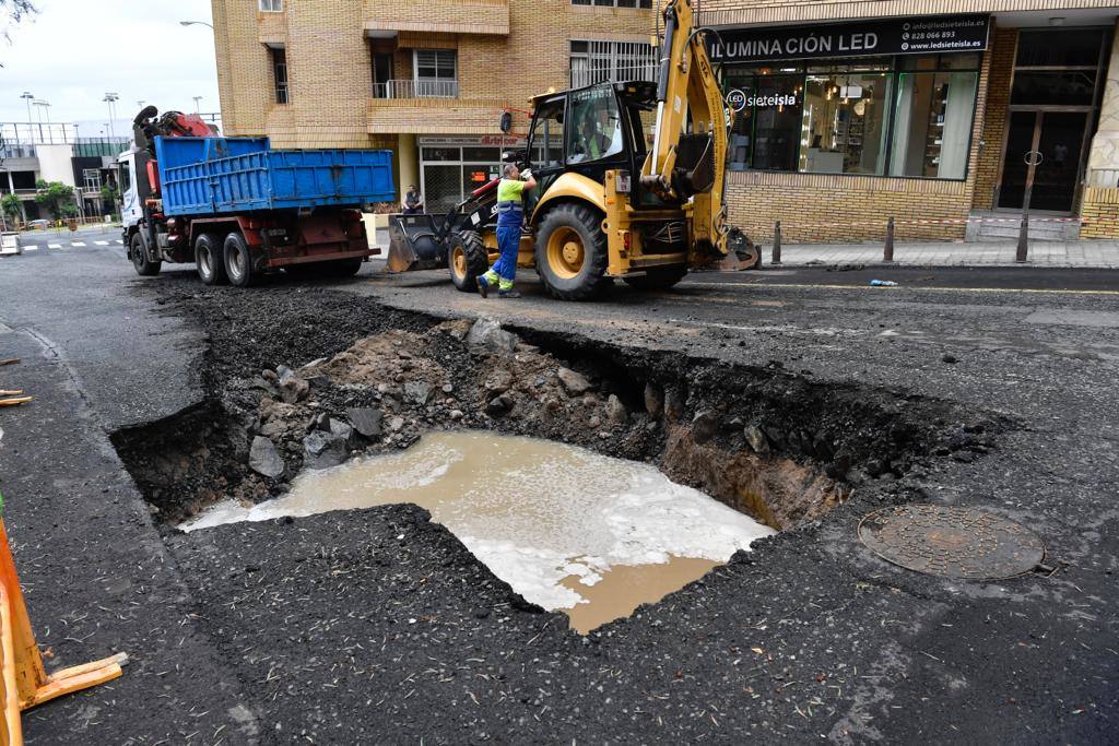Fotos: Desperfectos en Gran Canaria tras el paso inminente de &#039;Hermine&#039;