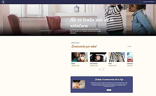 La página web «Más Que Estatura» sirve para conocer todo acerca de los trastornos del crecimiento. 