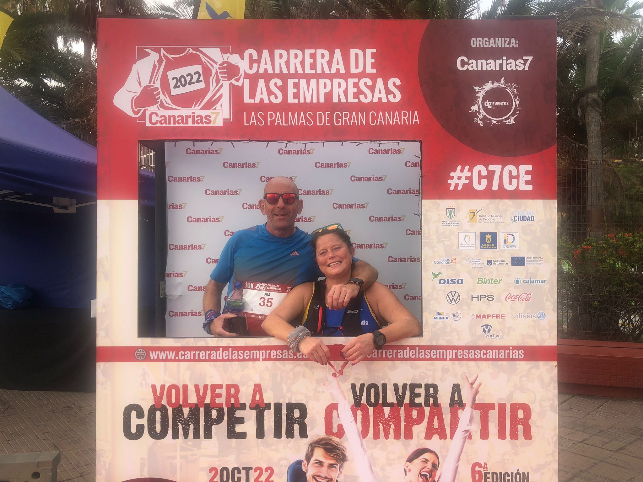 Fotos: Ambiente en la Carrera de las Empresas