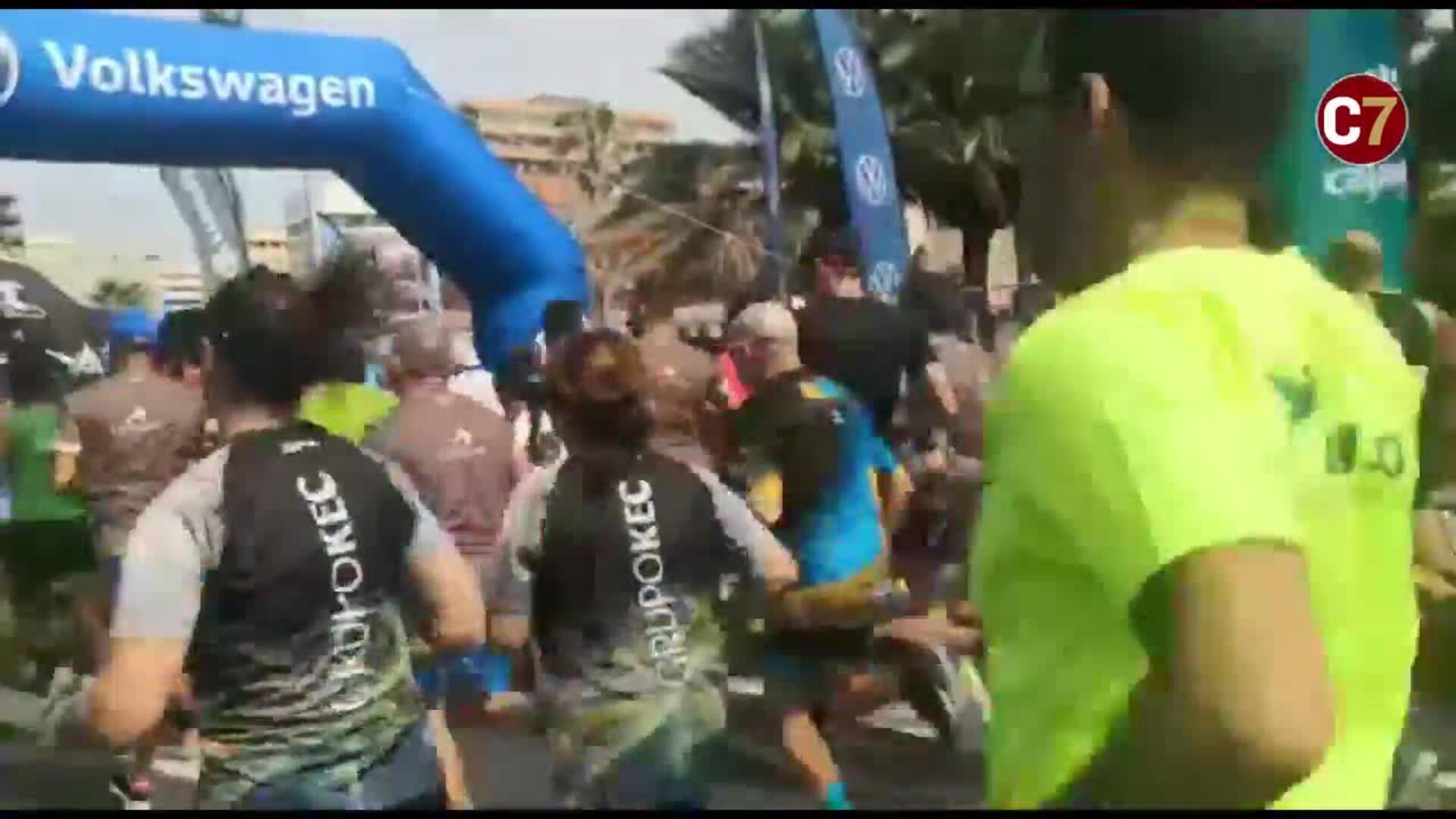 Salida de la prueba de 5K de la Carrera de las Empresas