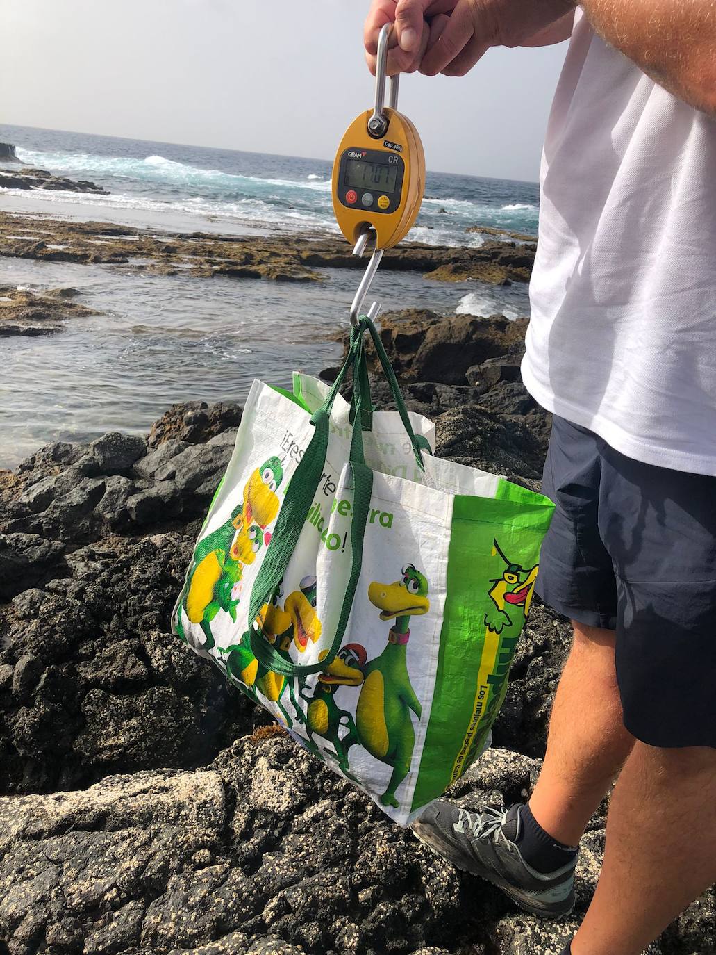 Peso de las lapas intervenidas. 