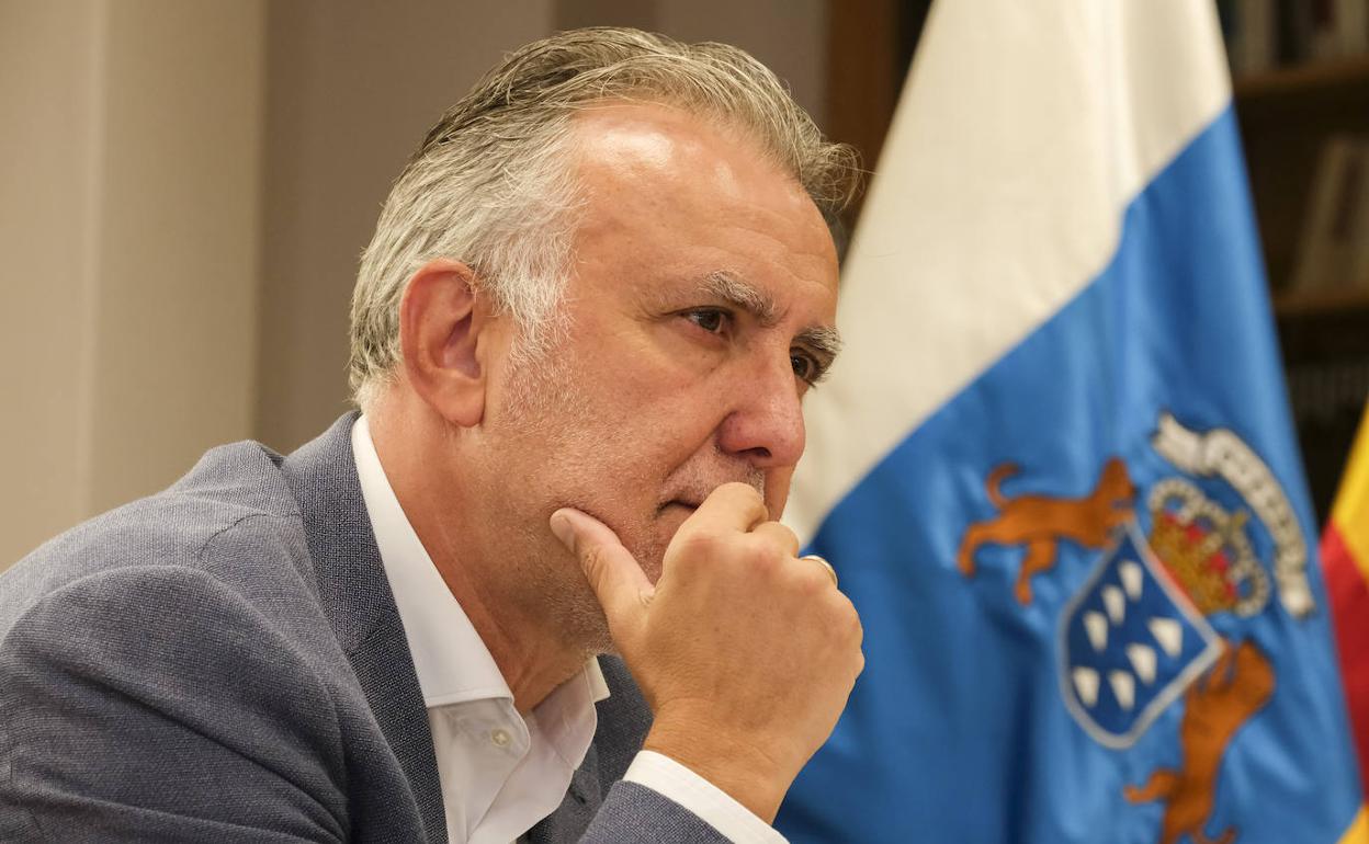 Imagen del presidente canario, Ángel Víctor Torres. 