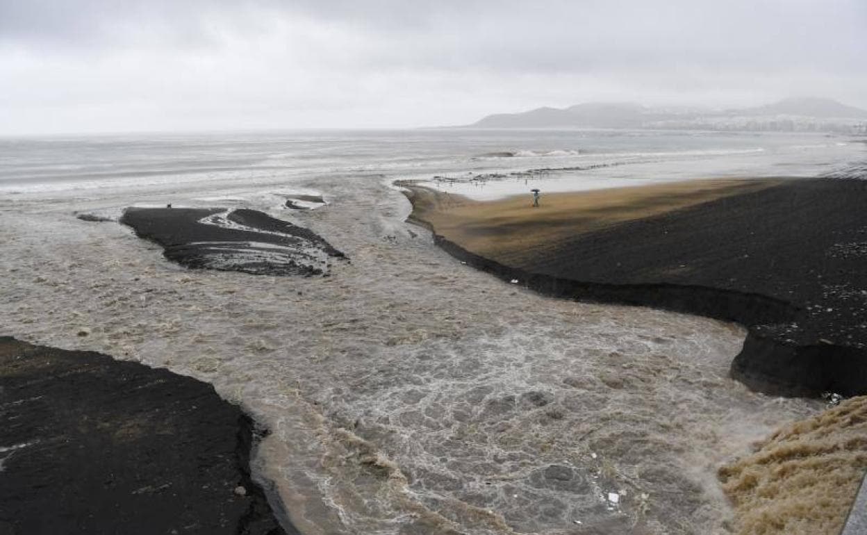 Imagen del ciclón tras su paso por Canarias. 