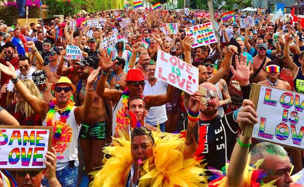 Caminata del Orgullo de una edición anterior. 