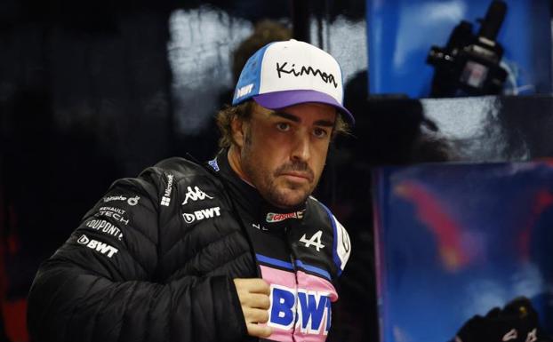 Fernando Alonso, este viernes, en el circuito de Suzuka. 