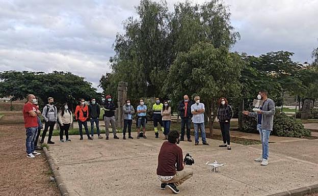 Manejo de drones en la agricultura IES Ana Luisa Benítez Las Palmas de Gran Canaria