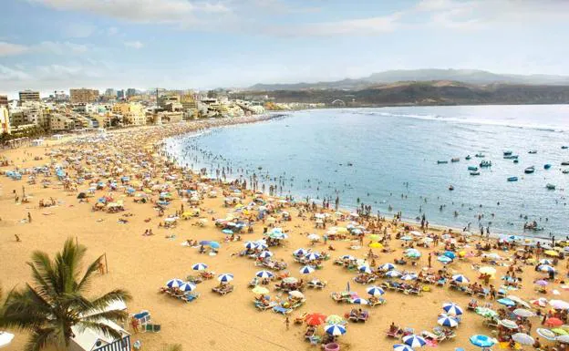 Playa de Las Canteras. 