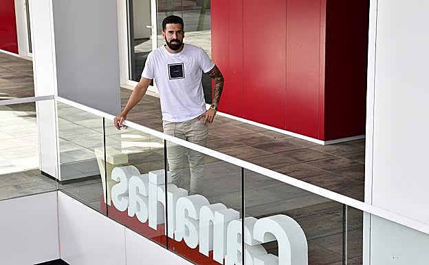 Adrián Hernández, durante la entrevista.