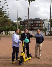 Imagen secundaria 2 - La patineta pública tendrá limitada la velocidad a 25 km/h