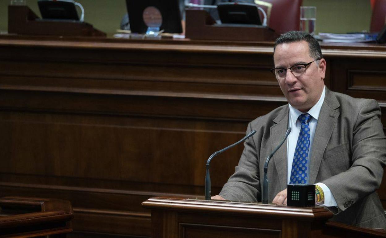 El secretario general del PP en Canarias, Poli Suárez. 