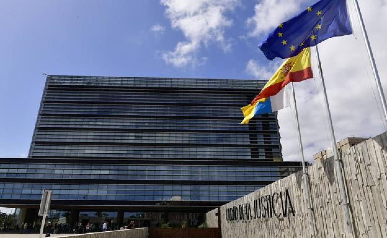 Imagen de los juzgados de la capital grancanaria. 