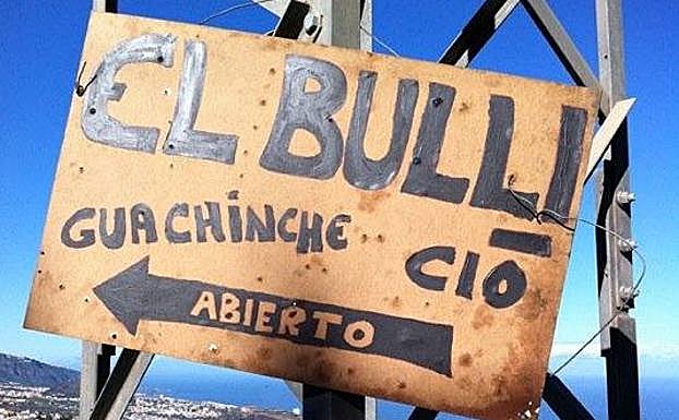 Juego de palabras de otro 'guachinche' en Tenerife. 