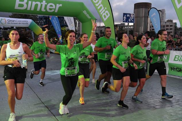 Fotos: La Binter Night Run corre por la capital grancanaria