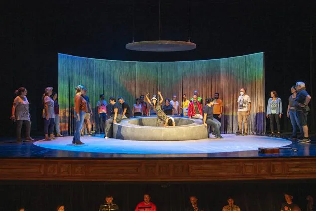 Fotos: La ópera de Orfeo y Eurídice ultima su puesta en escena
