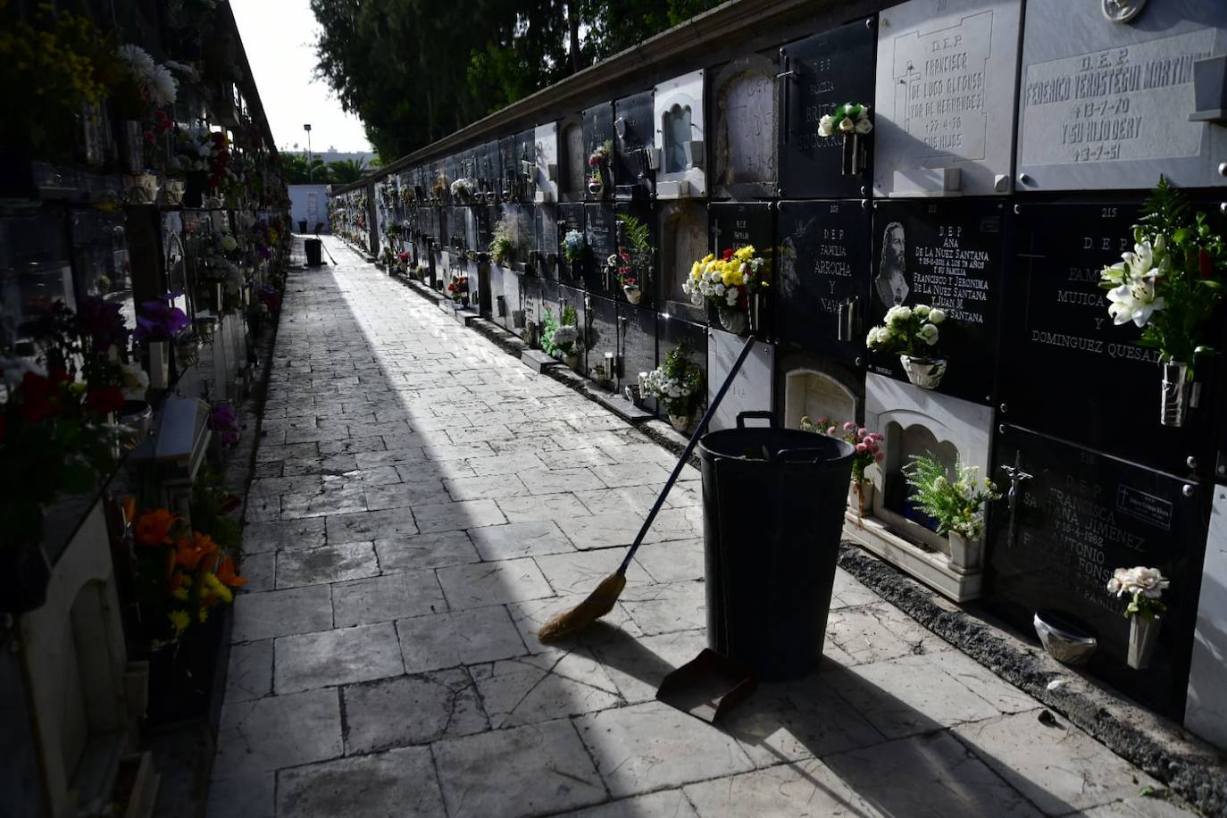 Fotos: Las flores se adueñan de los cementerios