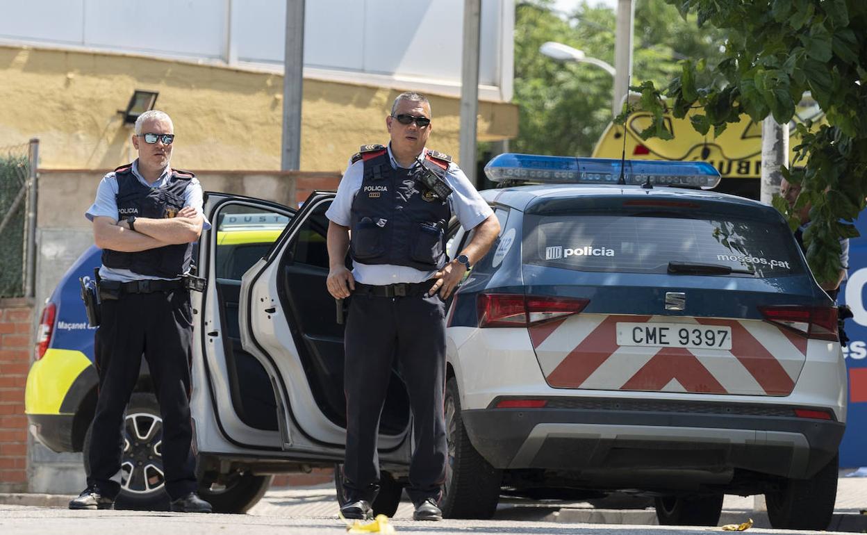 Image de archivo de los Mossos en un operativo. 