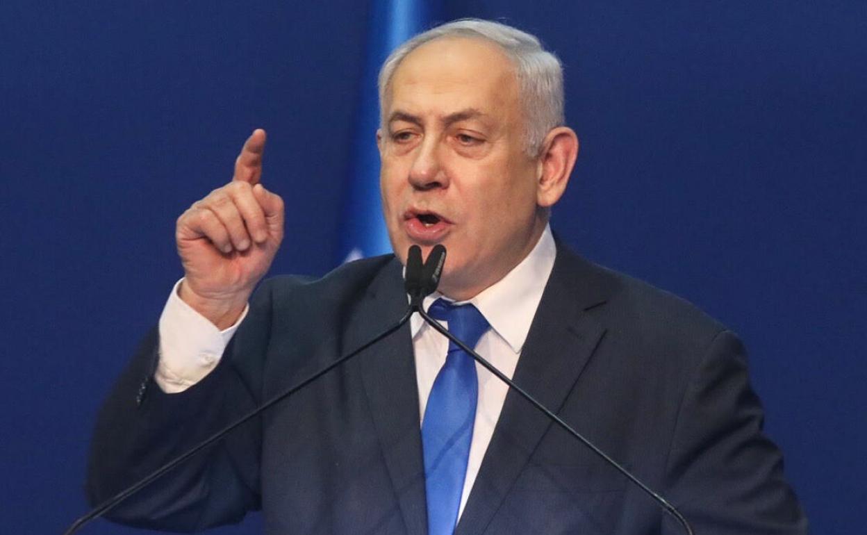 El ex primer ministro israelí, Benyamin Netanyahu, en una imagen de archivo. 