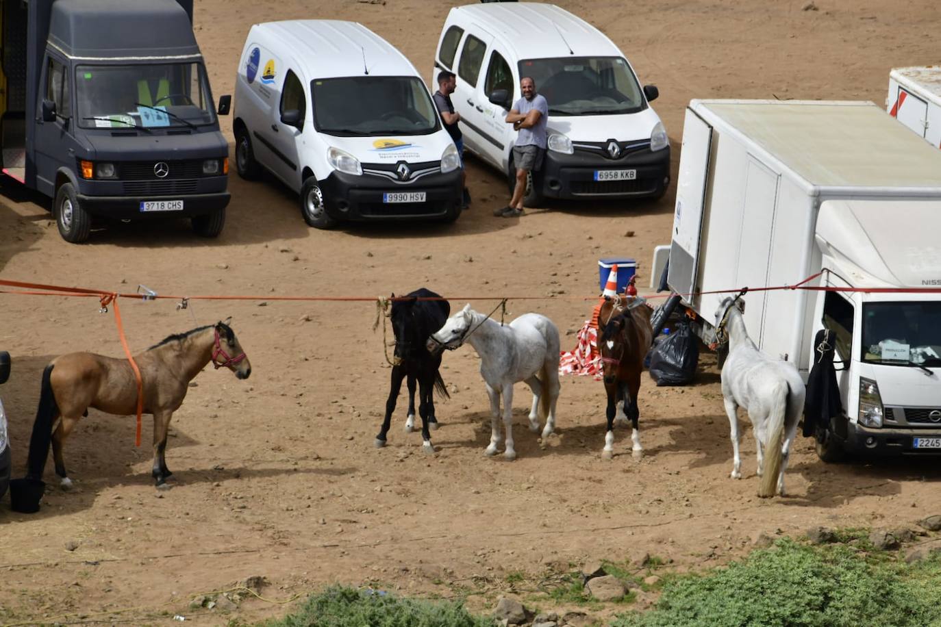 Fotos: Rodaje de la serie El Zorro en Arucas