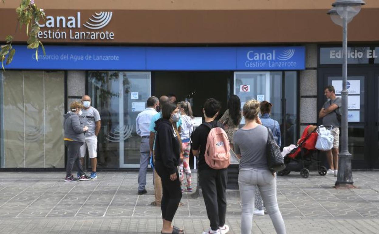 Dependencias de Canal Gestión Lanzarote en Arrecife. 