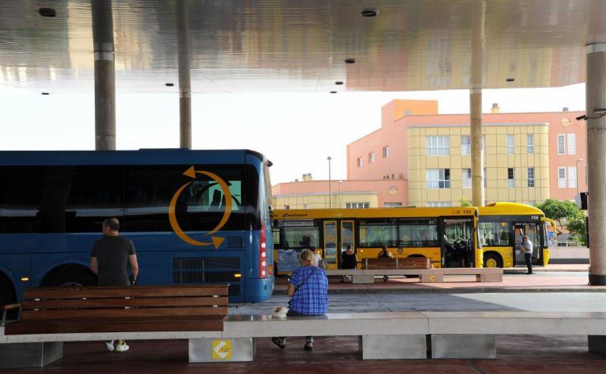 Estación de guaguas de Tamaraceite. 