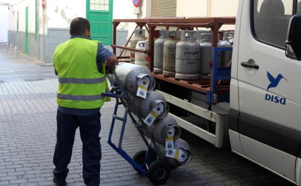 Trabajador en Arrecife. 