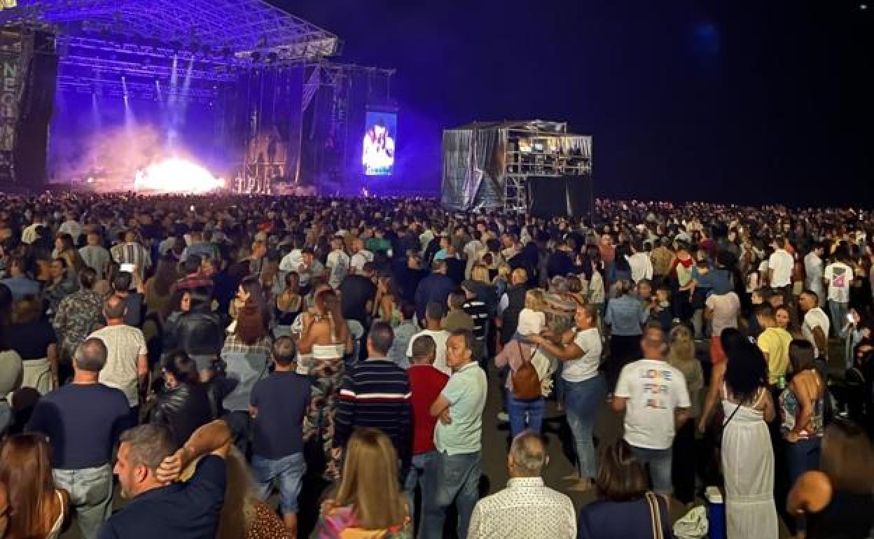 El sábado se congregó el mayor número de personas. 