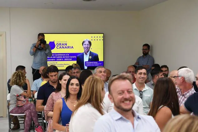 Fotos: Presentación de José María Ponce como candidato por UxGC al Cabildo