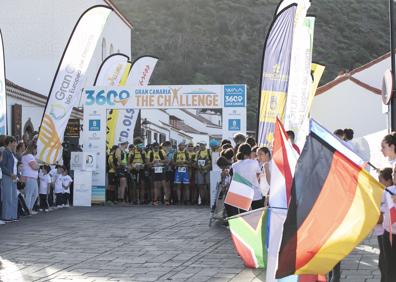 Imagen secundaria 1 - Tejeda ha acogido la espectacular salida del WAA 360º The Challenge