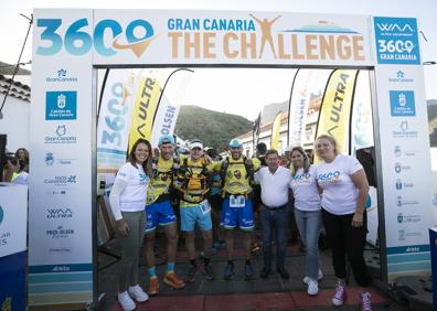 Imagen secundaria 1 - Tejeda ha acogido la espectacular salida del WAA 360º The Challenge