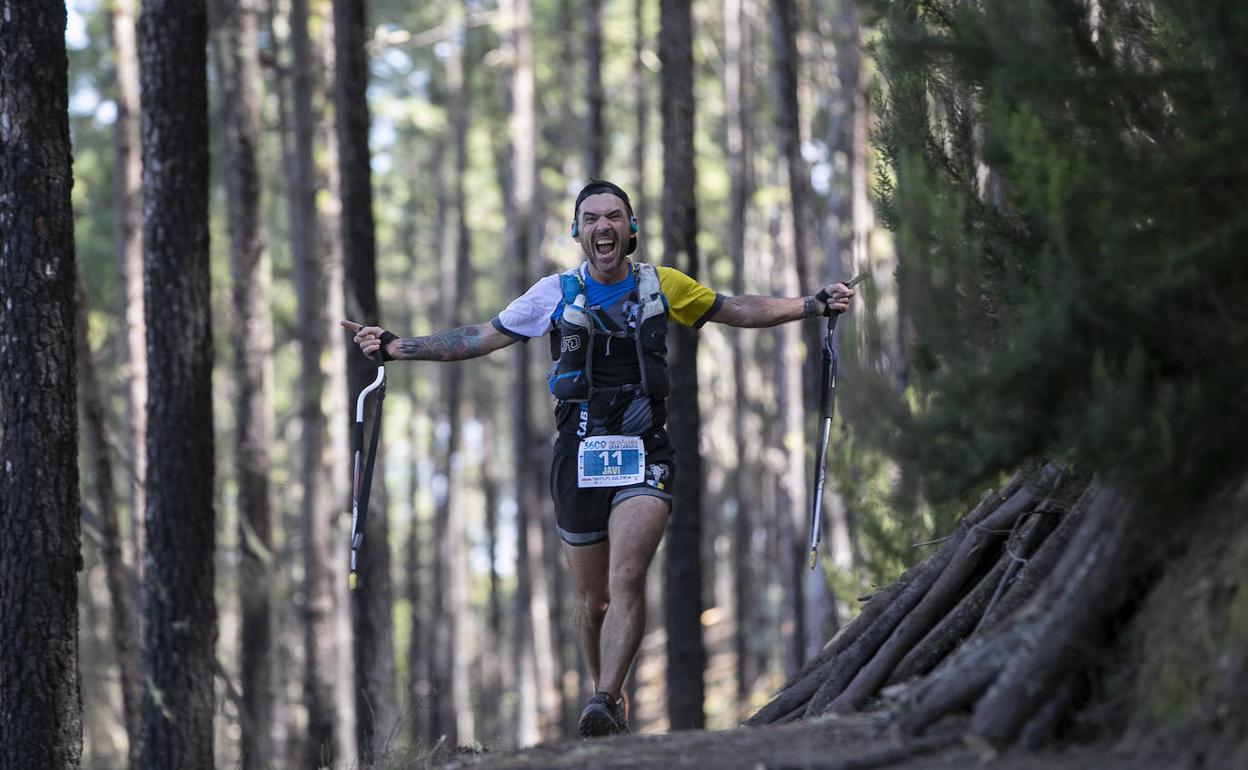 El corredor canario Javi Blanco. 