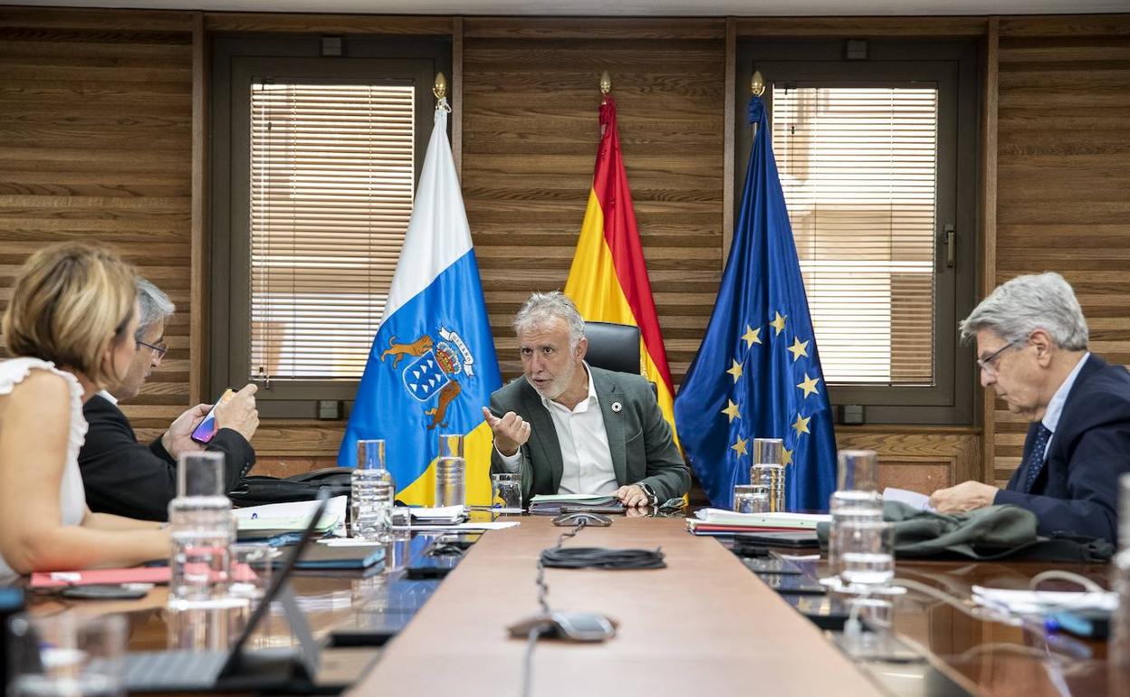 Imagen de la reunión del Consejo de Gobierno. 